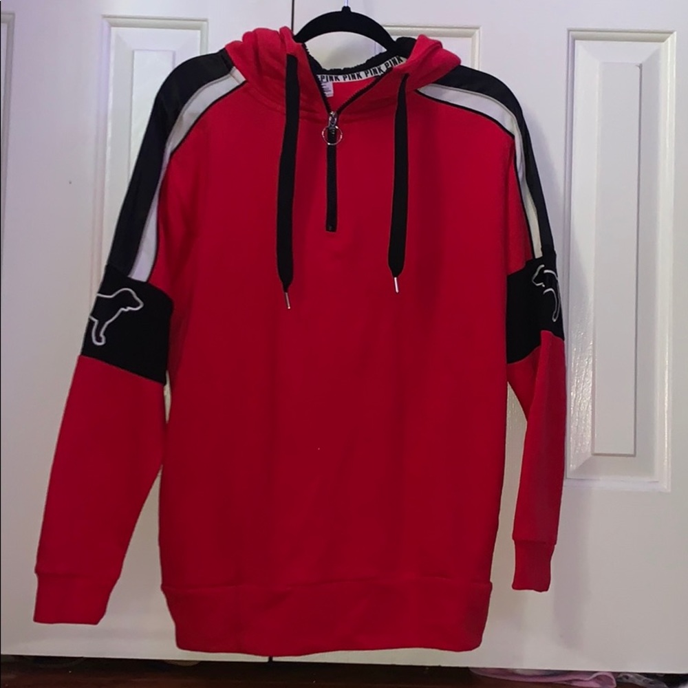 Pink Quarter Zip Hoodie